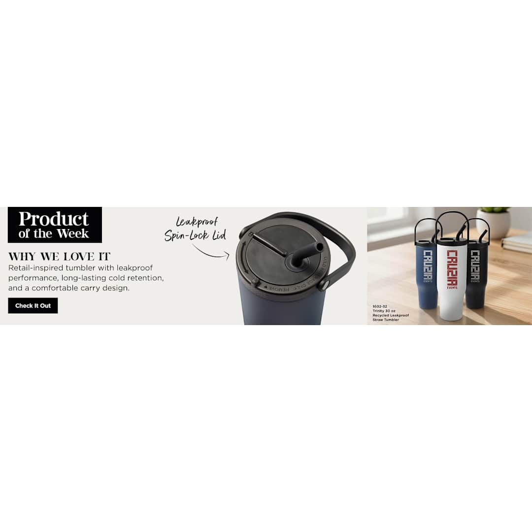 Trinity Recycled Straw Leak proof Tumbler 30oz